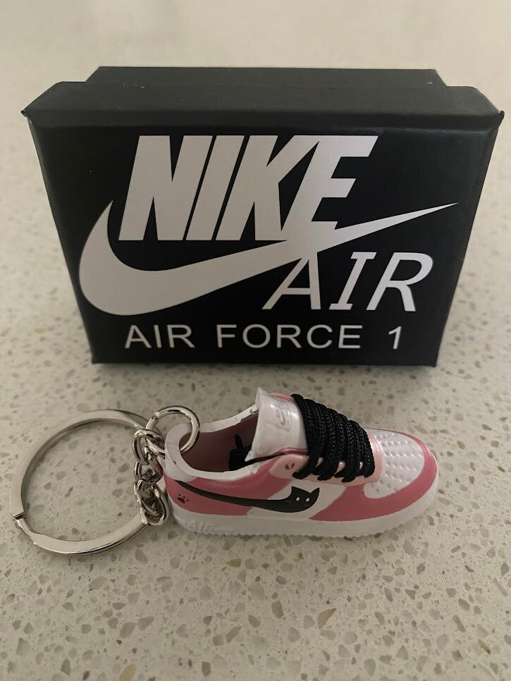 NIKE AIR FORCE 1-3D SNEAKER KEYCHAIN WITH BOX