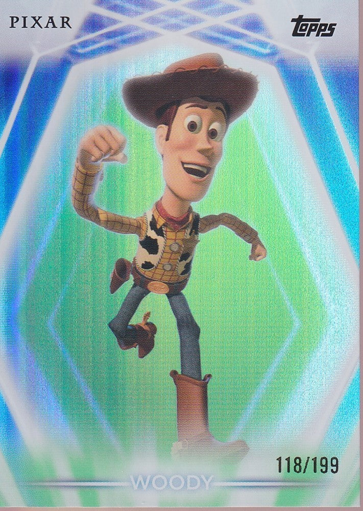 2026 Topps Disney Neon Green #32 Woody (118/199)