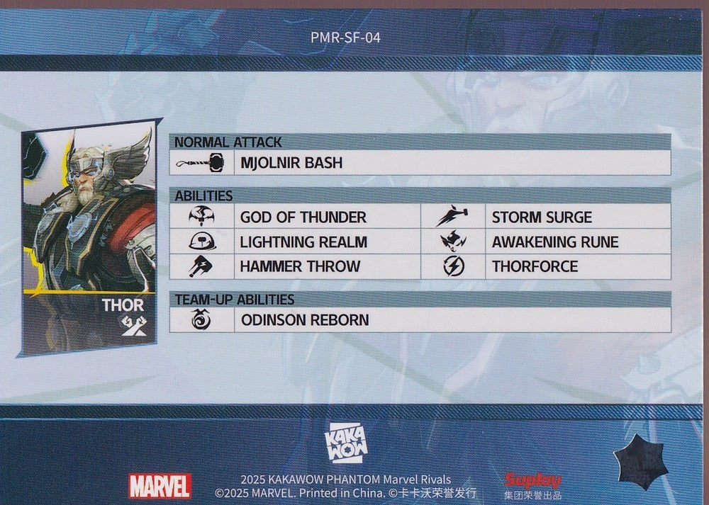 2025 Kakawow Phantom Marvel Rivals Identity #PMR-SF-04 Thor