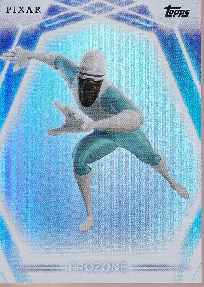 2026 Topps Disney Neon Rainbow Foil #56 Frozone