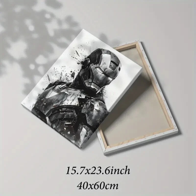 IRON MAN-FRAMED STRETCHED CANVAS PRINT-ART-READY TO HANG-40CMx60CM