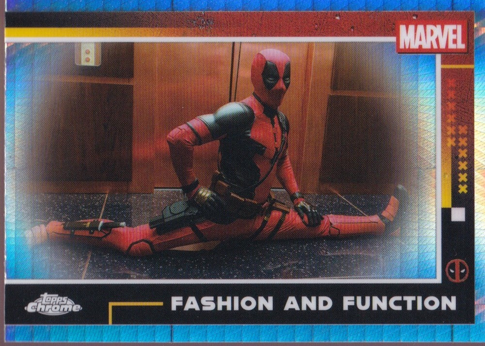 2025 Topps Chrome Deadpool Prism Refractors #58 Fashion and Function
