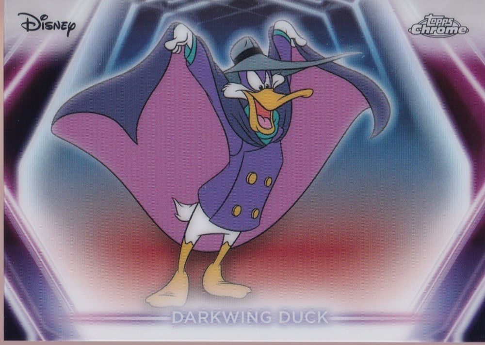 2026 Topps Disney Neon Chrome Neon-Etch #CNE-123 Darkwing Duck
