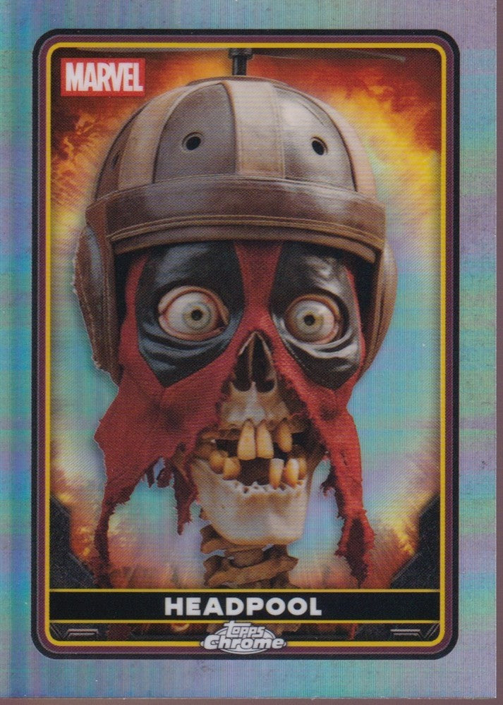 2025 Topps Chrome Deadpool Refractors #24 Headpool