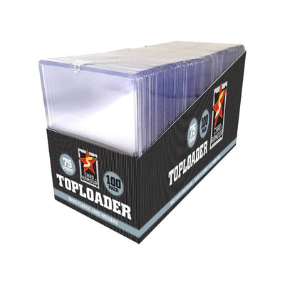 Select Card Armour 75pt Top Loaders - 100 Pack