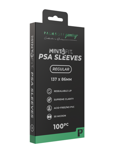 Palms Off Gaming MintFit PSA Graded Card Sleeves - Regular 100pc