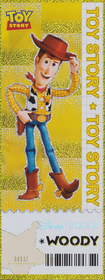 2024 Kakawow Toy Story Jumbo Refractor Ticket-Woody #RTJC-DTS-02 (00537/3000)