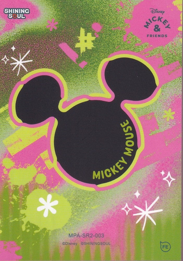 2026 SHINING SOUL MICKEY & FRIENDS POP ART SUPER RARE (SR) CARD-#MPA-SR2-003