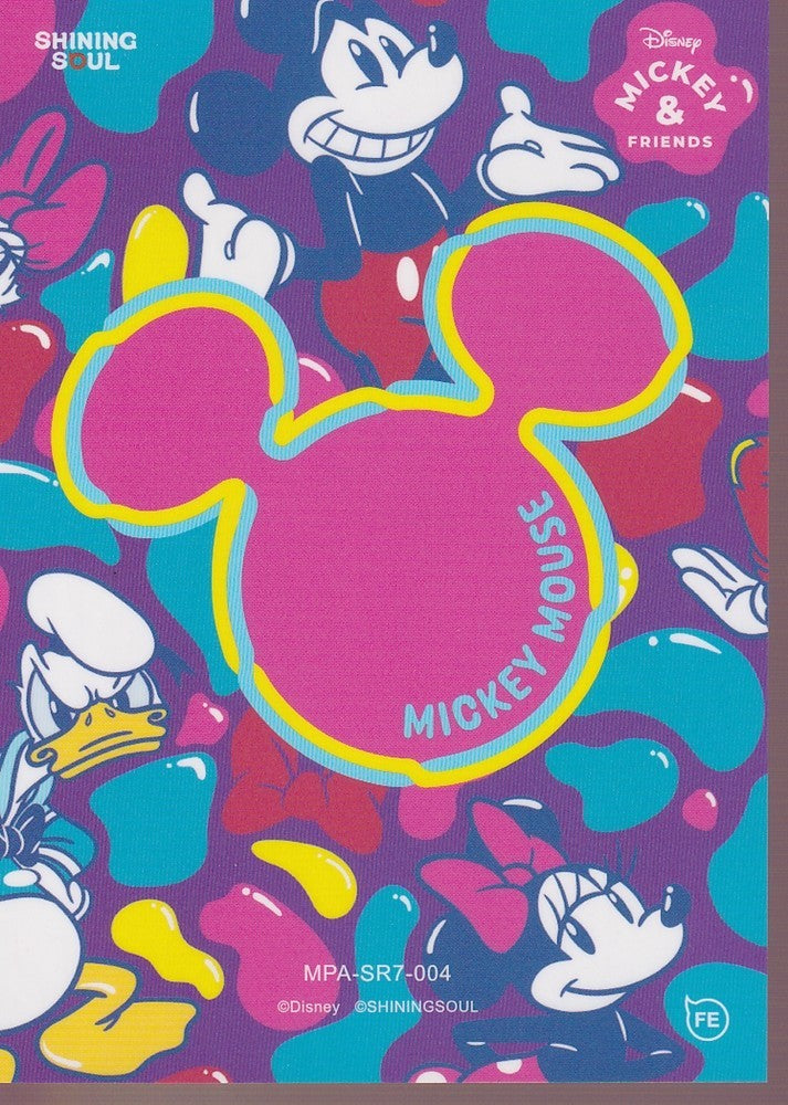 2026 SHINING SOUL MICKEY & FRIENDS POP ART SUPER RARE (SR) CARD-#MPA-SR7-004